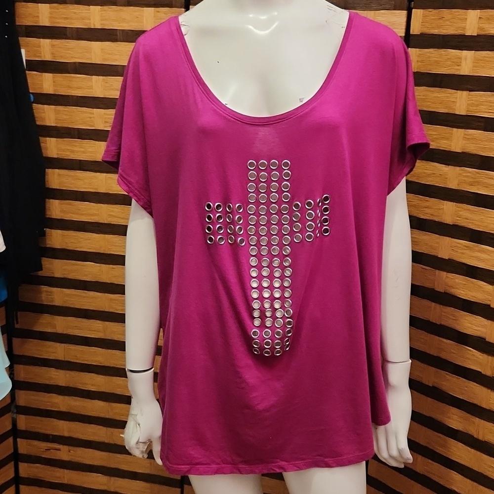 Lane Bryant grommet tshirt
